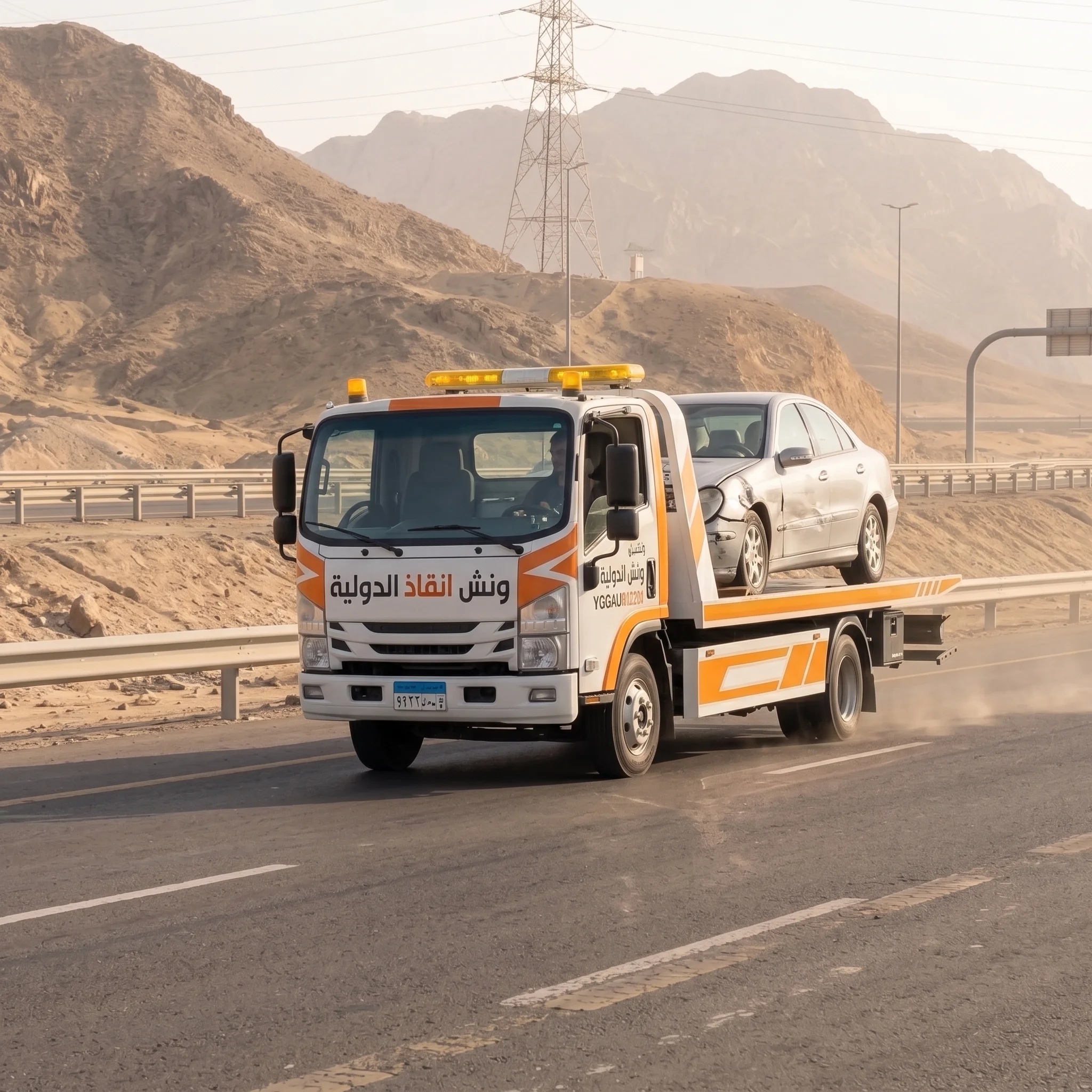 ونش إنقاذ سيارات الدولية في السويس والعين السخنة